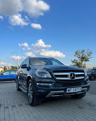 Mercedes-Benz GL cena 119000 przebieg: 157000, rok produkcji 2013 z Warszawa małe 352